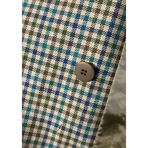 Vtg Escada by Margaretha Ley Blazer 42 Wool Silk Linen Houndstooth West Germany - Picture 6 of 14